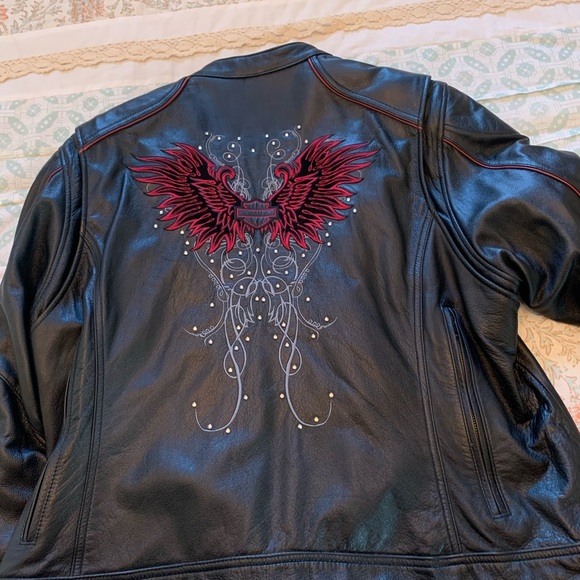 Harley Davidson Leather Riding Jacket - Picture 1 of 4